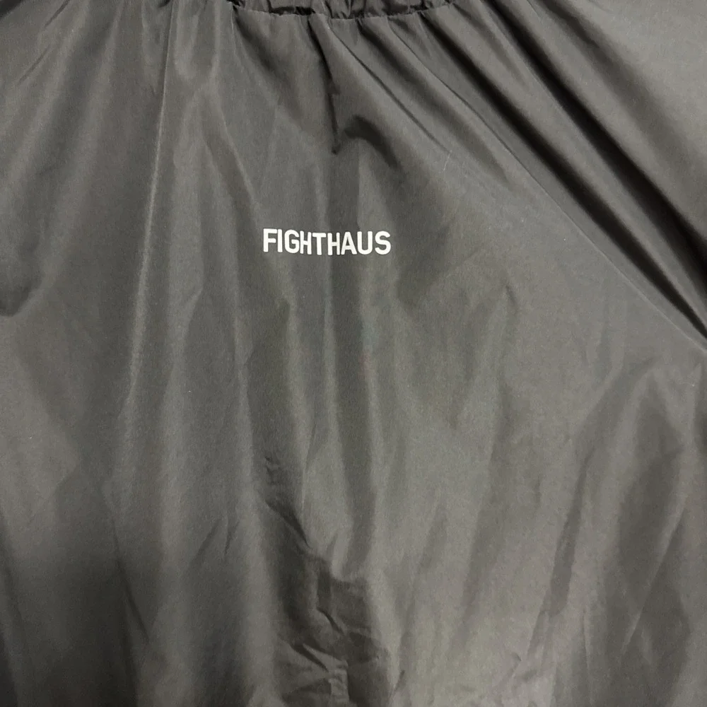 Fighthaus Sauna Suit Size Large Adult TOP ONLY Performance Workout MMA Black